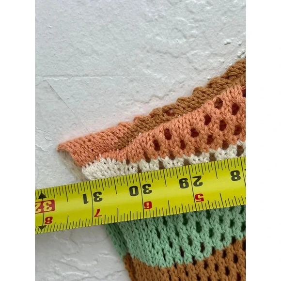 Torrid Womens Open Knit Striped Duster Cardigan Multicolor Size Medium - Picture 3 of 15